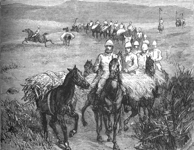 Lancers Returning from a Foray by Unbekannt