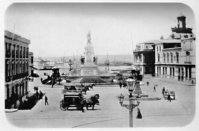 Landing Stage at Valparaiso by Unbekannt