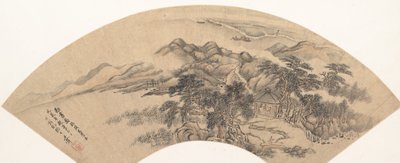 Landscape in the Style of Yan Wengui by Unbekannt