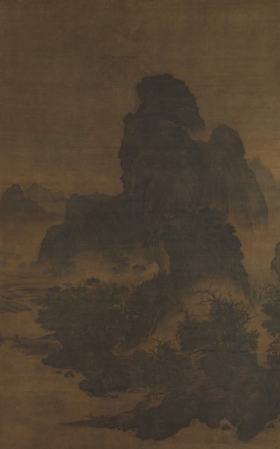 Landscape in the Style of Fan Kuan by Unbekannt