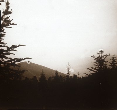 Landscape, Smoke in Distance, Alsace by Unbekannt