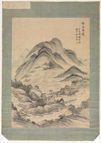 Landscape with Streams and Mountains by Unbekannt