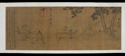 Laozi Delivering a Copy of the Daodejing by Unbekannt