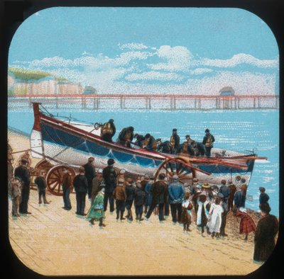 Launching the Lifeboat by Unbekannt