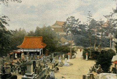 Tombstones in Kurodani Cemetery, Kyoto by Unbekannt