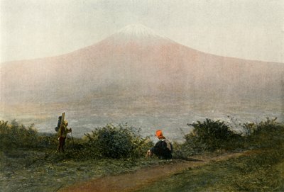 Mount Fuji, Volcano in Japan, 1900 by Unbekannt