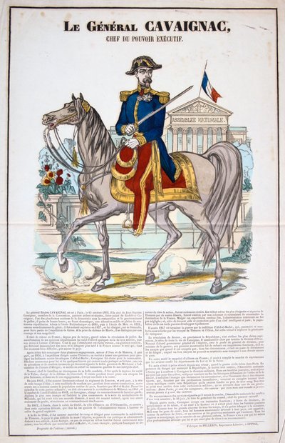 Le General Cavaignac, 28 June 1848, France by Unbekannt