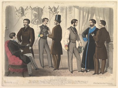 Le Progrès, for the Bulletin of Fashion, New York, No. 110, from Modes de Paris by Unbekannt