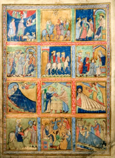 Leaf for a Psalter, Canterbury Christ Church, c1155-1160 by Unbekannt
