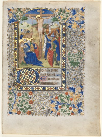 Leaf from a Book of Hours: The Crucifixion Hours of the Cross by Unbekannt