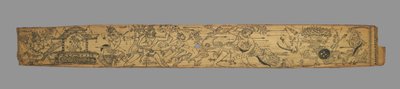 Leaf from a Romance of Chandrabhanu and Lavanyavati of Upendra Bhanja, late 1700s by Unbekannt