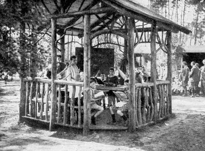 Learning in the Forest of Charlottenburg, Berlin, Germany, 1922 by Unbekannt