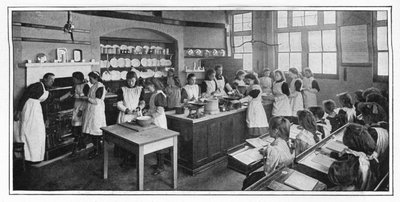Learning to Cook, London, c1900-1901 by Unbekannt