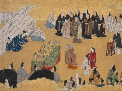 Leaves of Wild Ginger Aoi, from the Phantom Genji Scrolls by Unbekannt