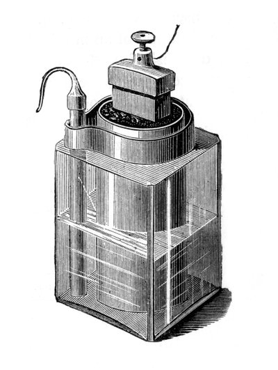 Leclanché Wet Cell, an Early Storage Battery by Unbekannt