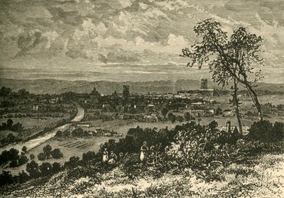 Leeds in the Early Part of the Eighteenth Century by Unbekannt