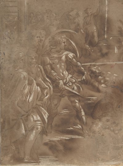 Left Third of a Martyrdom of Saint Peter and Saint Paul by Unbekannt