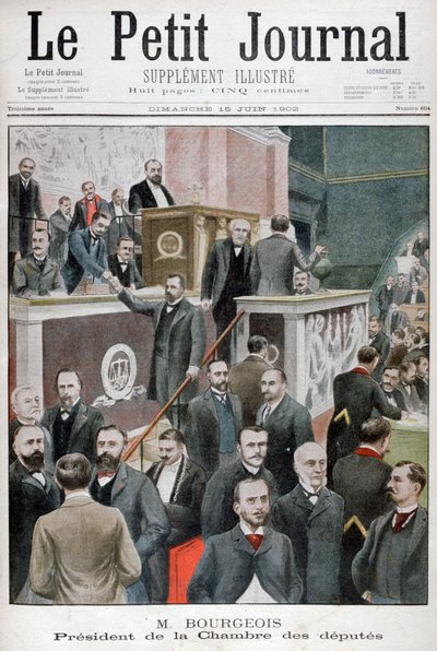 Leon Bourgeois, President of the Chamber of Deputies, 1902 by Unbekannt