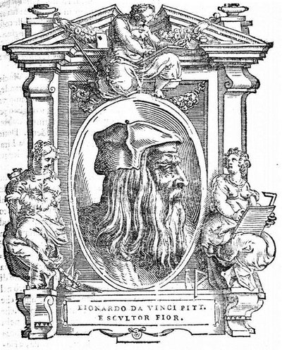 Leonardo da Vinci. From: Giorgio Vasari, The Lives of the Most Excellent Italian Painters, Sculptors, and Architects by Unbekannt