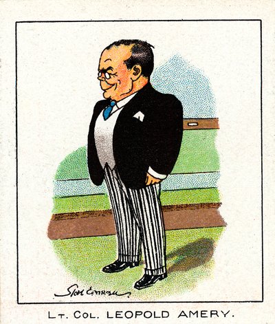 Leopold Charles Maurice Stennett Amery, English Conservative politician, 1929 by Unbekannt