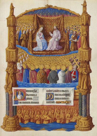 Les Très Riches Heures du Duc de Berry, Folio 126r - Paradise by Unbekannt