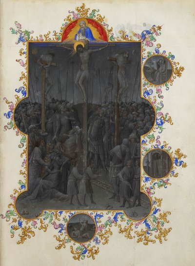 Les Très Riches Heures du Duc de Berry, Folio 153r - The Death of Christ by Unbekannt