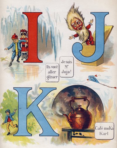 Letter I, J and K: They