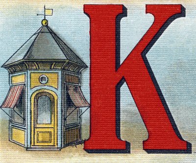 Letter K: Kiosk by Unbekannt