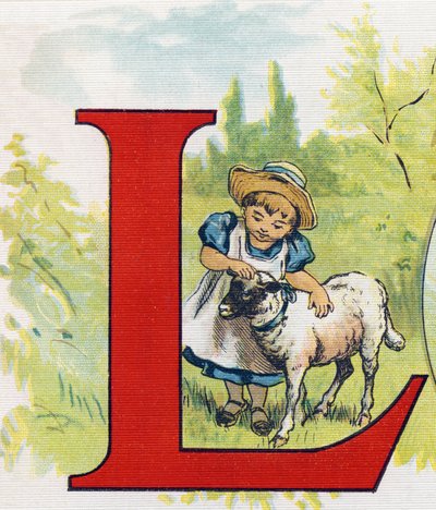 Letter L: Lamb by Unbekannt