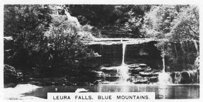 Leura Falls, Blue Mountains, Australia by Unbekannt