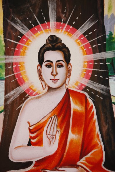 Life of the Buddha: Teaching the Four Noble Truths, Siem Reap, Cambodia by Unbekannt