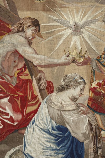 Life of the Virgin: The Coronation of the Virgin (Detail) by Unbekannt