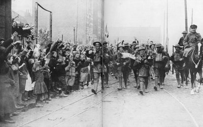 Lille Being Liberated by the British, France, 17 October 1918 by Unbekannt