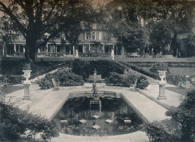 Lily Basin and West Front, The Hill, Hampstead Heath, c1900 by Unbekannt