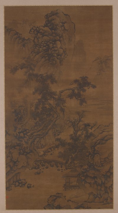 Listening to the Pines in a Riverside Pavilion, 16th century by Unbekannt