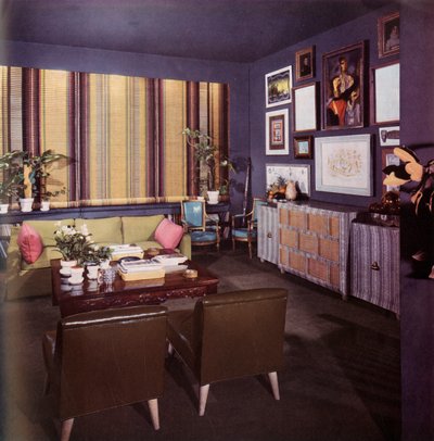Living-Room in an Apartment Designed by William Pahlmann by Unbekannt