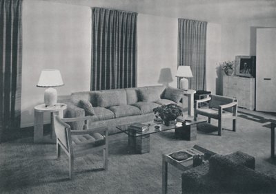 Living room in the apartment of Samuel A. Marx by Unbekannt