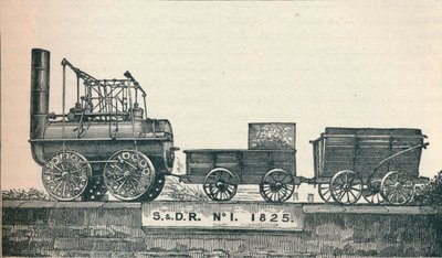 Locomotion no 1, built for the Stockton & Darlington Railway by Unbekannt