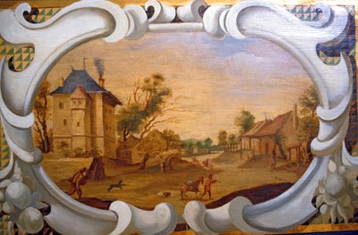 Loire Atlantique No. 042 - Chateau de Haute Goulaine - Painted Wood by Unbekannt