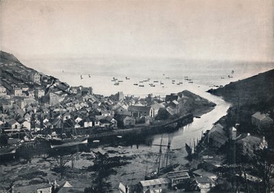 Looe - View from the Hills, Showing the Estuary, 1895 by Unbekannt