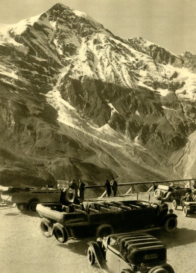 Look-Out Point at Hochmais on the Grossglockner Alpine Road, Austria by Unbekannt