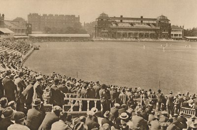 Looking Towards The Pavilion From The Mound Stand At World-Famous Lords by Unbekannt