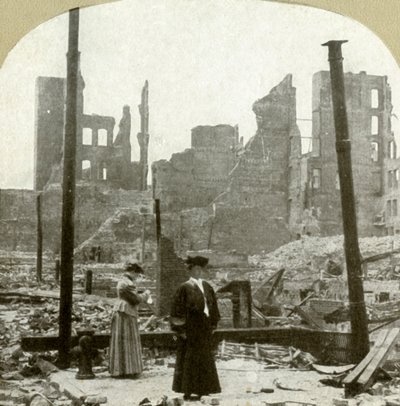 Looking Northeast from Corner Ellis and Powell Sts, 1906 by Unbekannt