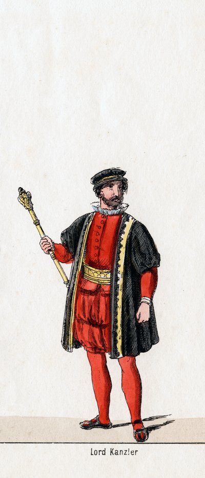 Lord Chancellor, costume design for Shakespeare