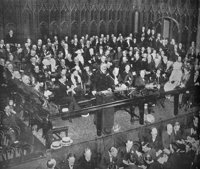 Lord Kitchener Making a Recruiting Appeal at the Guildhall by Unbekannt