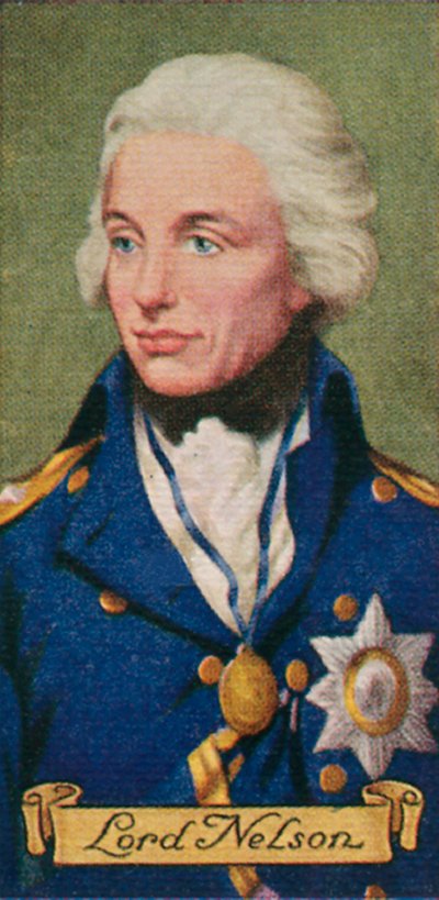 Lord Nelson (taken from a series of cigarette cards, 1935) by Unbekannt