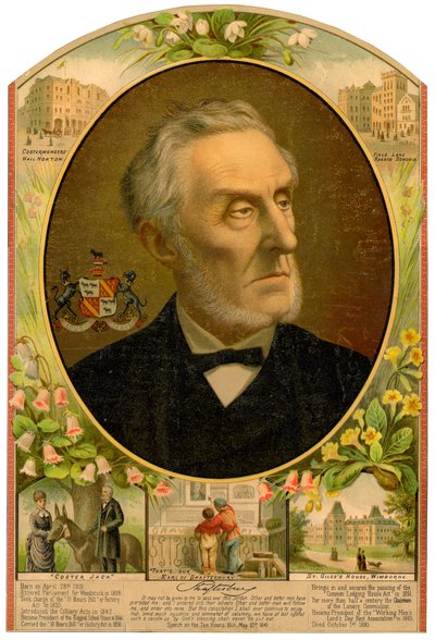 Lord Shaftesbury, British Conservative Statesman and Philanthropist, Late 19th Century by Unbekannt