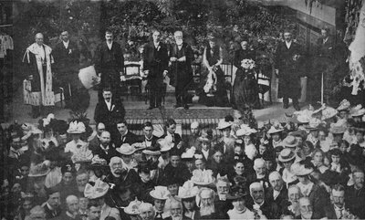Lord Strathcona Opening the Free Church Bazaar in his Native Town of Forres by Unbekannt
