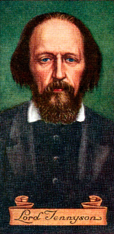 Lord Tennyson, from a series of cigarette cards, 1935 by Unbekannt