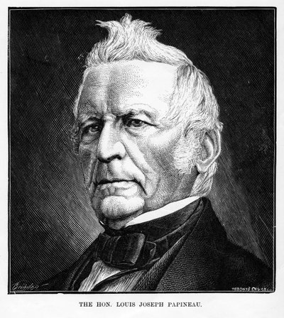 Louis-Joseph Papineau, Canadian politician and lawyer, 19th century by Unbekannt